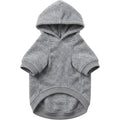 Hbmxf Small Dog Fleece Hoodie Polyester Gray Size S