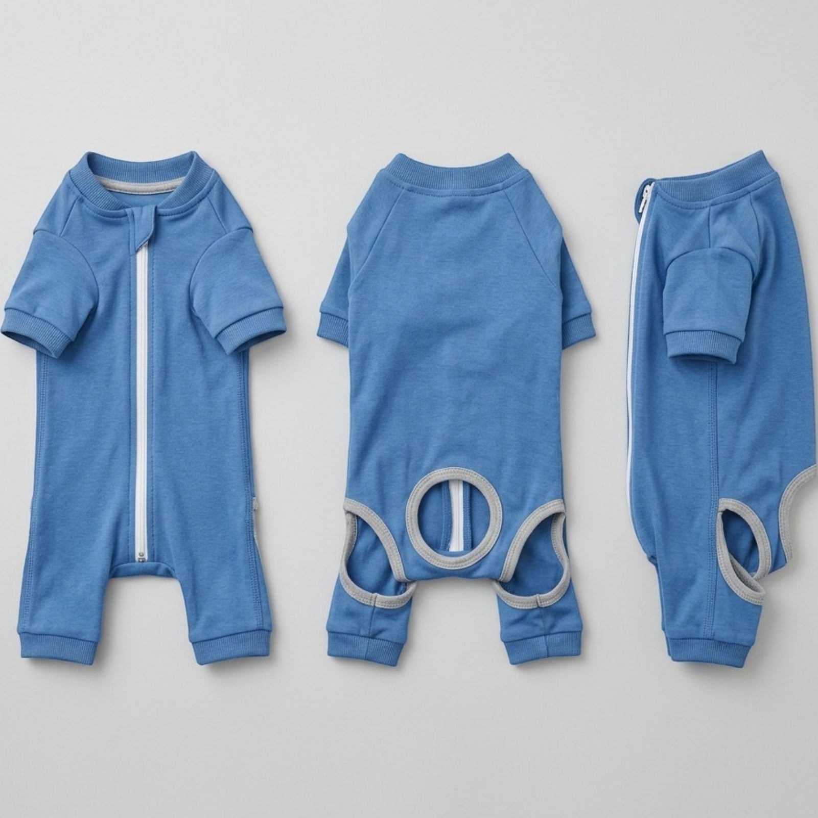 Hbmxf Cat Recovery Suit Cotton Blend Blue Size M